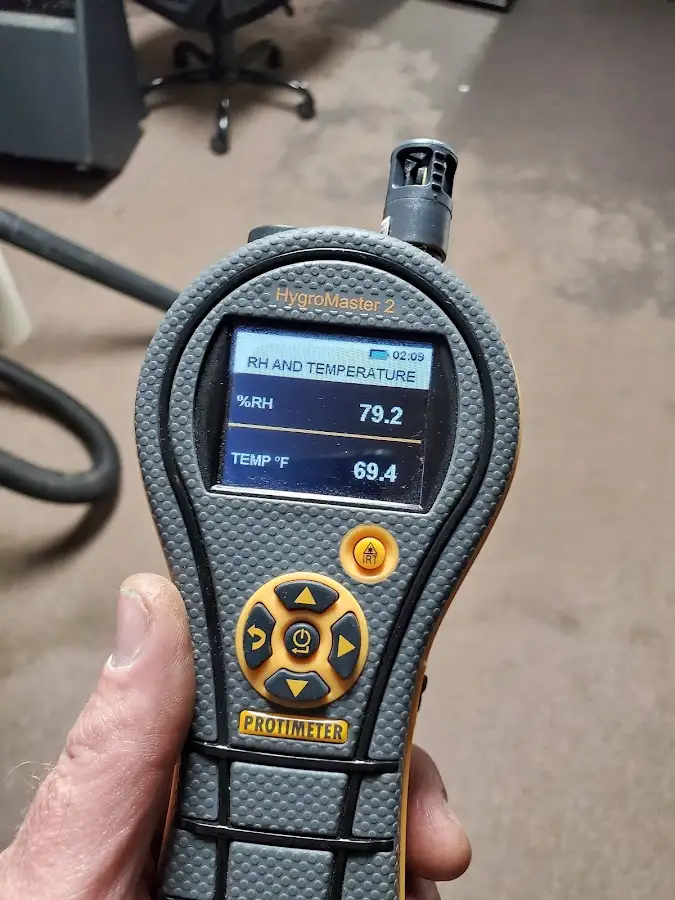 Moisture meter humidity assessment for Fire & Smoke Damage Restoration in Silvis